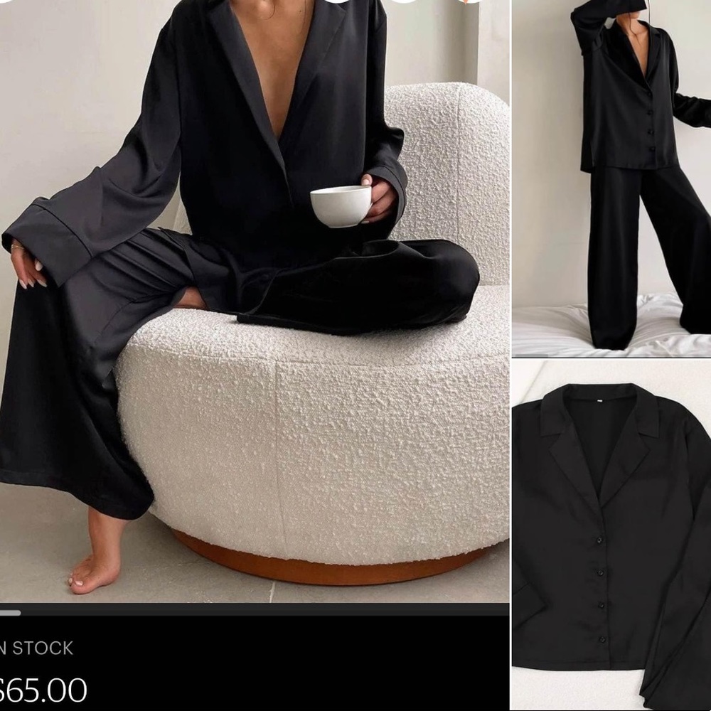 BLACK SLEEP SET